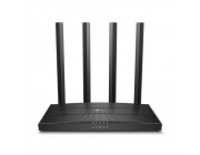 TP-LINK  Archer C80  AC1900 Dual Band Wireless Gigabit Router, Atheros, 1300Mbps at 5Ghz + 600Mbps at 2.4Ghz, 802.11ac/a/b/g/n Wave 2, MIMO 3x3, MU-MIMO, Beamforming, Airtime Fairness, 1 Gigabit WAN+4 Gigabit LAN, 4 fixed antennas